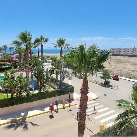 Paraiso: Beachfront With Private Pool And Sea Views Apartment Playas de Vera